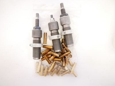 Lot 210 - .300 Rook reloading dies and cases