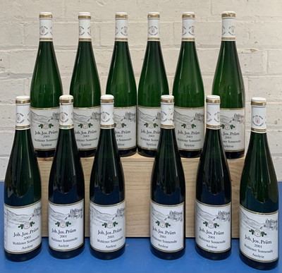 Lot 126 - 12 Bottles J.J. Prum 2001 Spatlese and Auslese