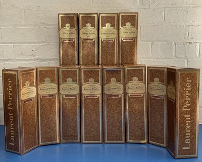 Lot 150 - 12 Bottles (in individual Presentation Cartons) Champagne Laurent Perrier Vintage 1985 all 1cm. inverted)