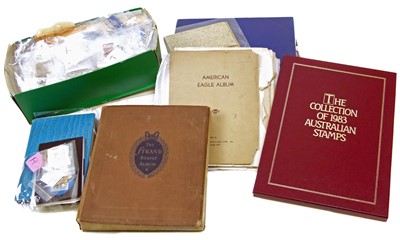 Lot 96 - Collection of stamps to include a 'Strand Album' and other remaining loose items