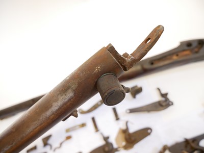 Lot 233 - Major parts of a musket and a collection of locks.