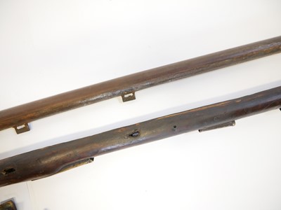 Lot 233 - Major parts of a musket and a collection of locks.