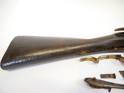Lot 233 - Major parts of a musket and a collection of locks.