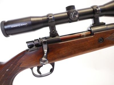 Lot 108 - Parker Hale .308 rifle with Schmidt and Bender Scope and moderator LICENCE REQUIRED.