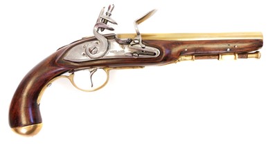 Lot 10 - Inert reproduction 'Ketland' Flintlock pistol