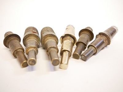 Lot 325 - Six WWI French fuses and one German fuse