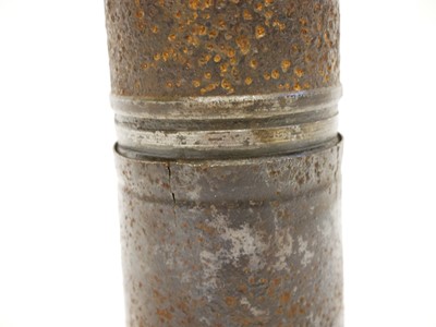 Lot 328 - German WWII inert  75mm shell and case.
