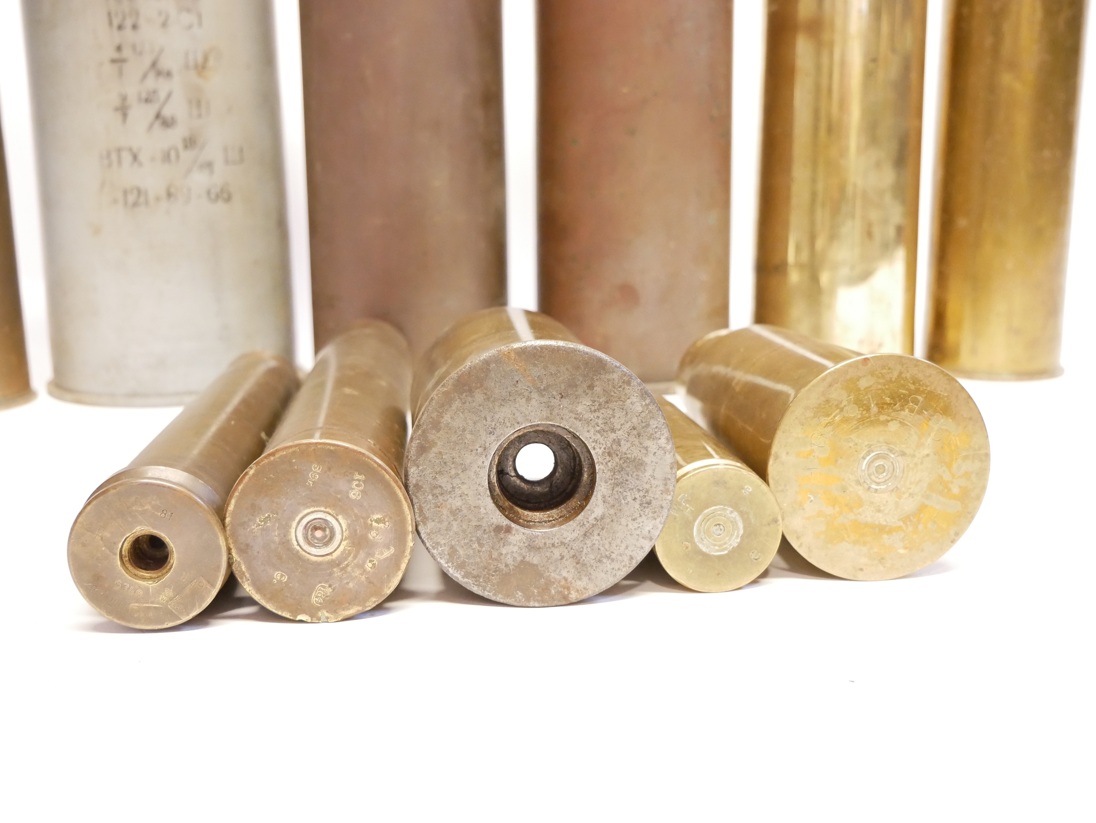 Lot 333 - Collection of shell cases