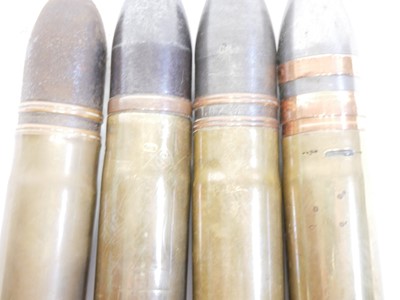 Lot 342 - Four 37mm WWI rounds.
