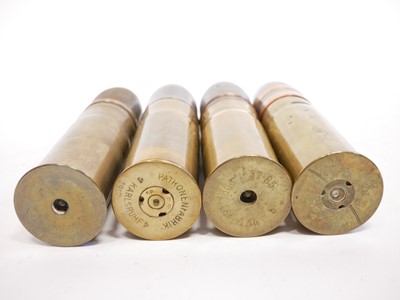 Lot 342 - Four 37mm WWI rounds.