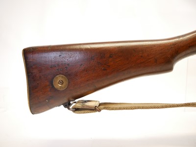 Lot 76 - Deactivated Lee Enfield SMLE 4252 with sling and bayonet