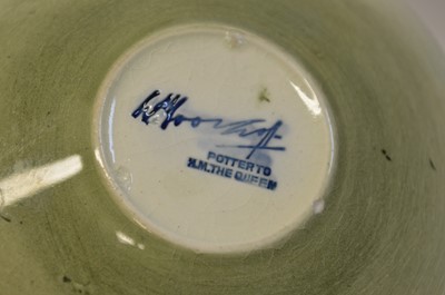 Lot 129 - Moorcroft Cup & Saucer and Pin Dish