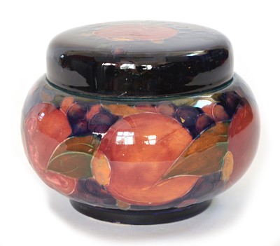 Lot 133 - Moorcroft Pomegranate Tobacco jar