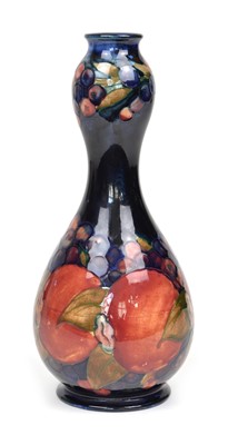 Lot 143 - Moorcroft Pomegranate double gourd shaped vase