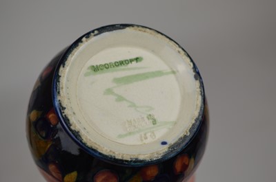 Lot 143 - Moorcroft Pomegranate double gourd shaped vase