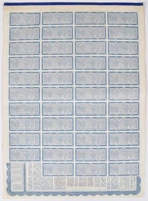 Lot 64 - Twenty-two Chinese Government Five Per Cent Reorganisation Gold Loan Bond Certificates, 1913 (22).