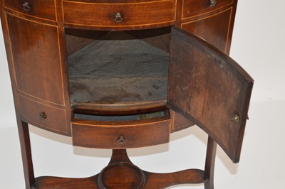 Lot 269 - Early 19th-century mahogany corner washstand