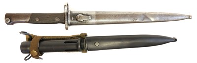 Lot 288 - Two bayonets and scabbards.