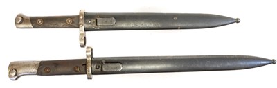 Lot 289 - Two bayonets and scabbards