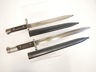 Lot 289 - Two bayonets and scabbards