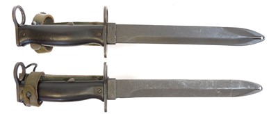 Lot 291 - Two bayonets and scabbards