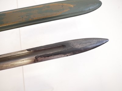Lot 294 - M1 bayonet and scabbard