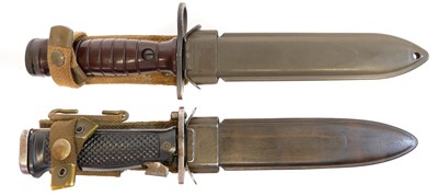 Lot 295 - Two bayonets and scabbards