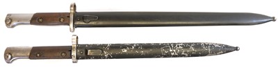 Lot 298 - Two bayonets and scabbards