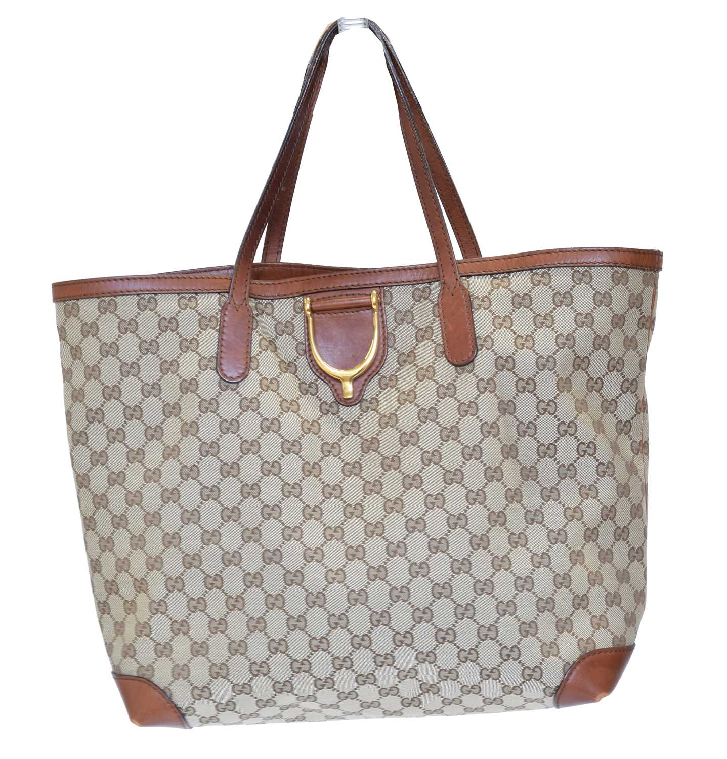 Lot 103 - A Gucci Stirrup Tote Bag