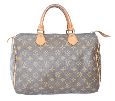 Lot 114 - A Louis Vuitton monogram Speedy 30 handbag