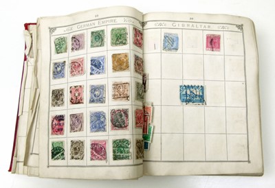 Lot 98 - A selection of stamps, contained in 'The Lincoln stamp album'
