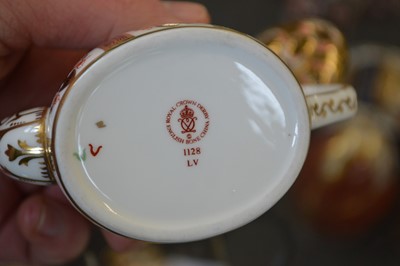 Lot 118 - Royal Crown Derby Imari 1128 pattern miniature tea set