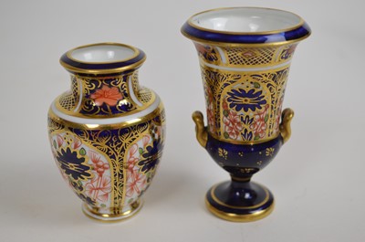 Lot 117 - 11 items of miniature Royal Crown Derby