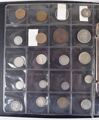 Lot 59 - One album of mainly U.S. and other foreign coins dating back to George II.