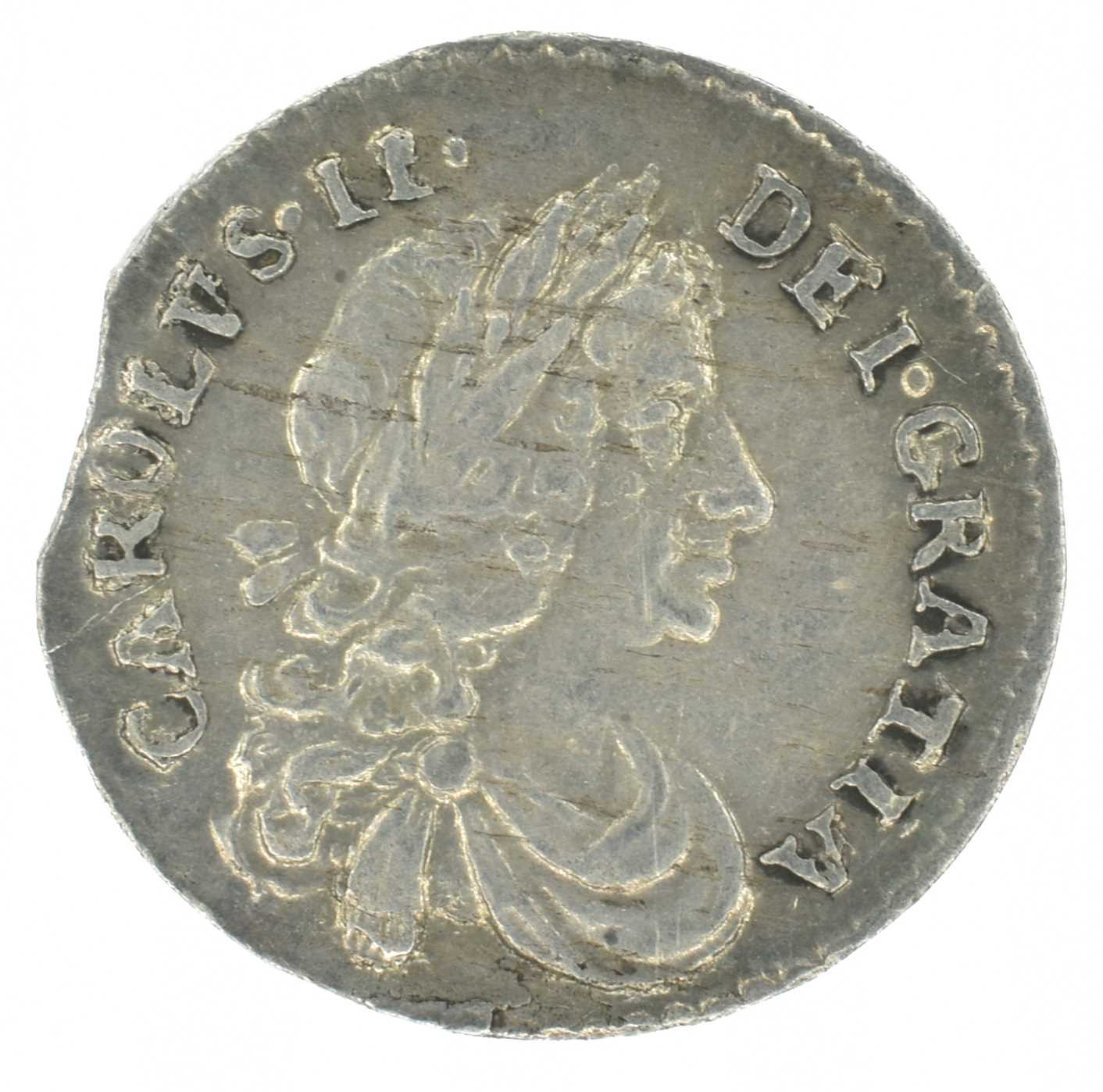 Lot 21 King Charles II, Penny, 1684/3.