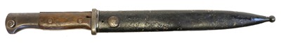 Lot 270 - German S. 84/98 n.A. bayonet and scabbard