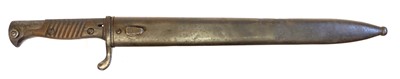 Lot 271 - German S. 98/05 n.A. WWI Butcher bayonet and scabbard