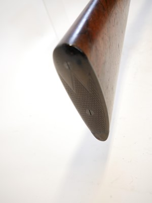 Lot 143 - Edward Paton 20 bore thumbhole underlever shotgun LICENCE REQUIRED