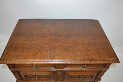 Lot 325 - 17th-century oak chest of drawers