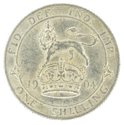 Lot 39 - King Edward VII, Shilling, 1904.