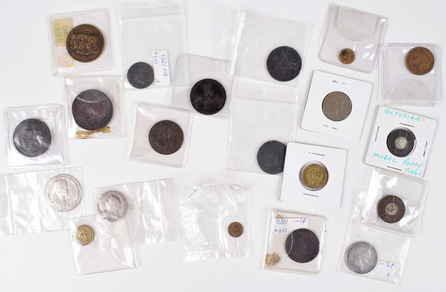 Lot 63 - Selection of tokens and other commemorative medallions and coins (20).