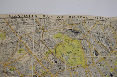 Lot 65 - Stanford's Map of Central London, 1905