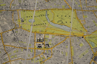 Lot 65 - Stanford's Map of Central London, 1905
