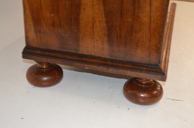Lot 279 - Queen Anne walnut cabinet on chest