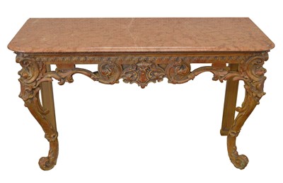 Lot 365 - Early 20th-century console table.