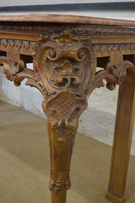 Lot 365 - Early 20th-century console table.