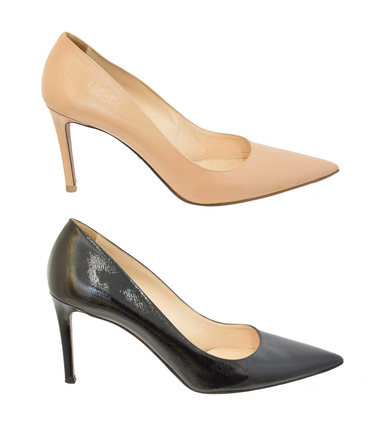Lot 29 - Two pairs of Prada heels