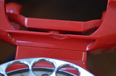 Lot 232 - Model 232 red bakelite telephone