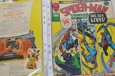 Lot 62 - 1970's Spider-Man comic books