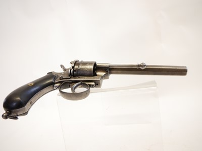 Lot 18 - Belgian 12mm pinfire revolver.